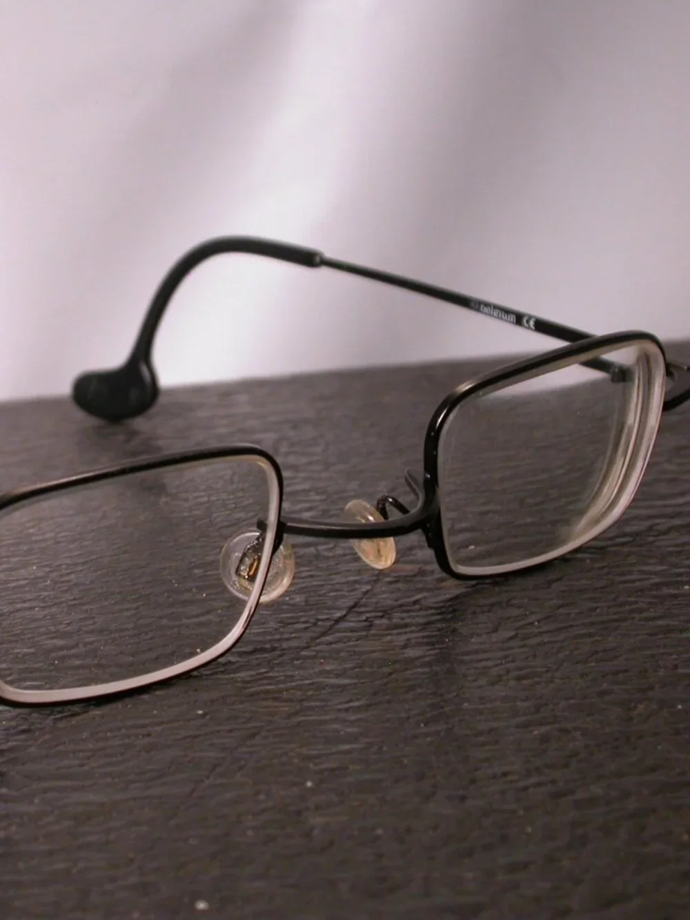 Theo Jet Black Modern Art Eyeglasses Spectacles Frames Made in Belgium